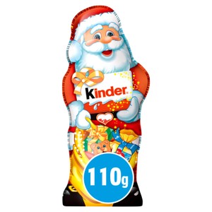 Kinder Milk Chocolate Christmas Santa Gift 110g