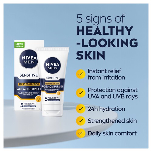 NIVEA MEN Sensitive Moisturiser SPF15