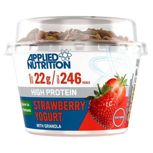 Applied Nutrition Strawberry Protein Yog With Granola 