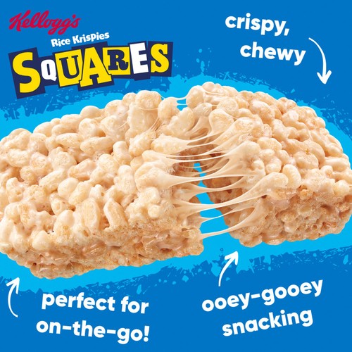 Kellogg's Rice Krispies Squares Marshmallow Snack Bars 