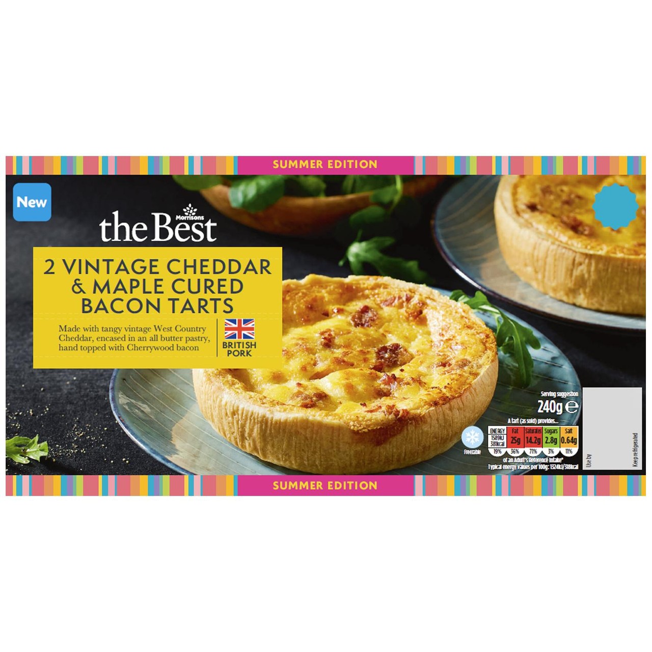 Morrisons The Best Quiche Lorraine Tarts 240g