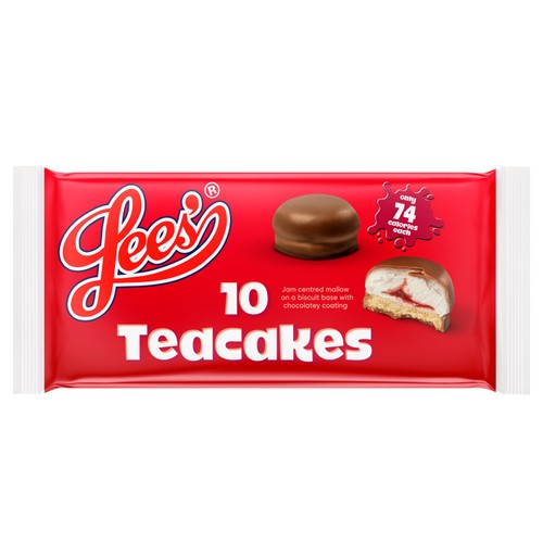 Lees' Jam Teacakes   10 pack