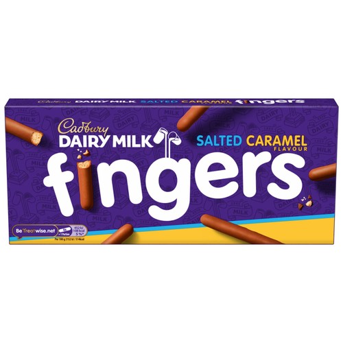 Cadbury Dairy Milk Fingers Salted Caramel Flavour Biscuits