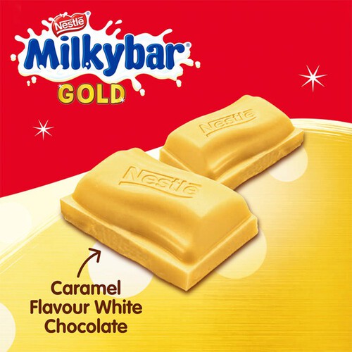 Milkybar Gold Caramel White Chocolate Sharing Bar 