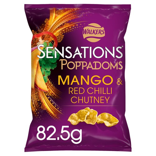 Walkers Sensations Mango & Chilli Chutney Sharing Poppadoms