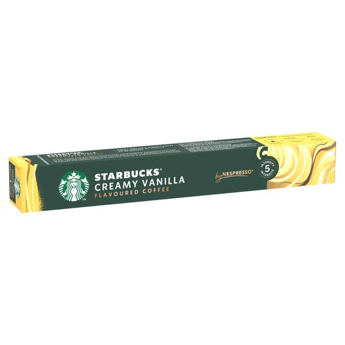 Starbucks by Nespresso Creamy Vanilla Flavoured Coffee Pods x 10