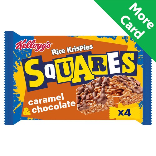 Kellogg's Rice Krispies Squares Curious Caramel & Chocolate Snack Bars