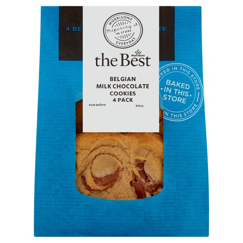 Morrisons The Best Belgium Milk Chocolate Cookie