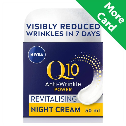 NIVEA Q10 Anti-Wrinkle Night Cream All Skin Types 