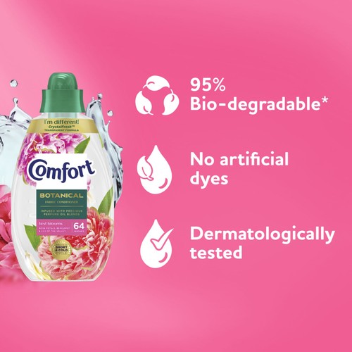 Comfort Botanical Fabric Conditioner First Blooms 64 Washes