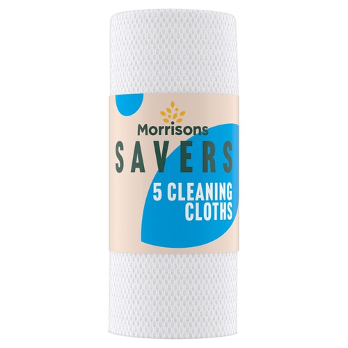 Morrisons savers cleaning cloths