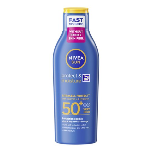NIVEA SUN Protect & Moisture Sun Cream Lotion SPF50+