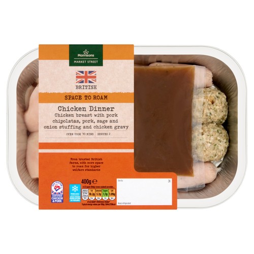 Morrisons Ready To Cook Chicken Roast Dinner 400g