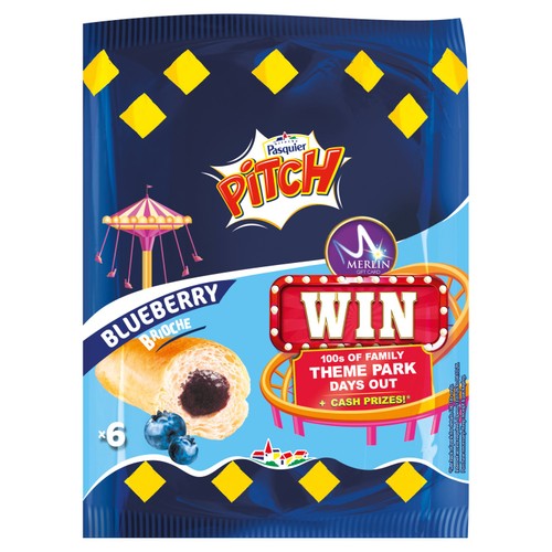 Brioche Pasquier Pitch Blueberry 6Pk