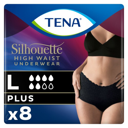 Tena Silhouette Incontinence Pants Black L