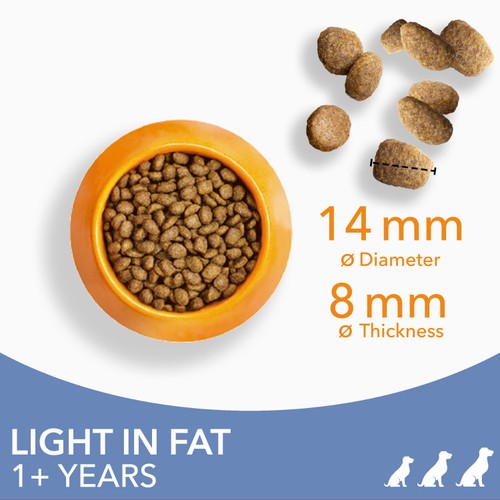 Iams For Vitality Dog 1+ Years Light In Fat With Fresh Chicken 