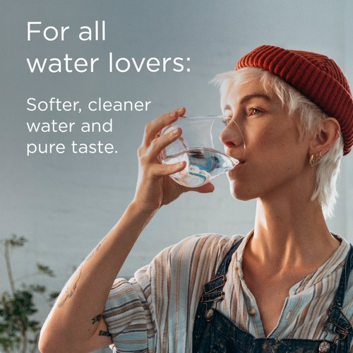 Brita Glass Water Filter Jug Light Blue Incl. 1x Maxtra Pro