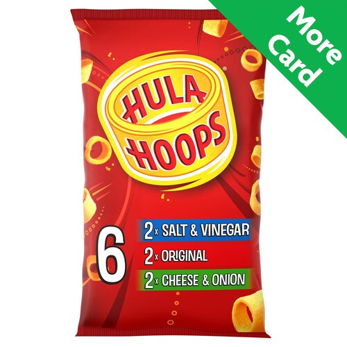 Hula Hoops Variety Multipack Crisps 6 Pack