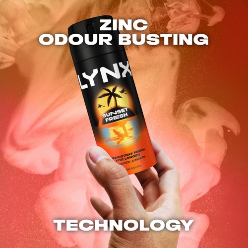 Lynx Body Spray Sunset Fresh   150ml