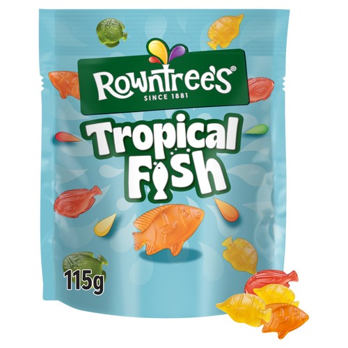 Rowntree's Tropical Fish Sweets Sharing Bag 115g
