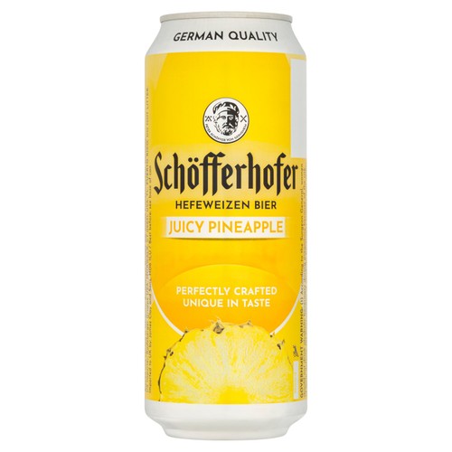 Schofferhofer Hefeweizen Bier Juicy Pineapple 500ml
