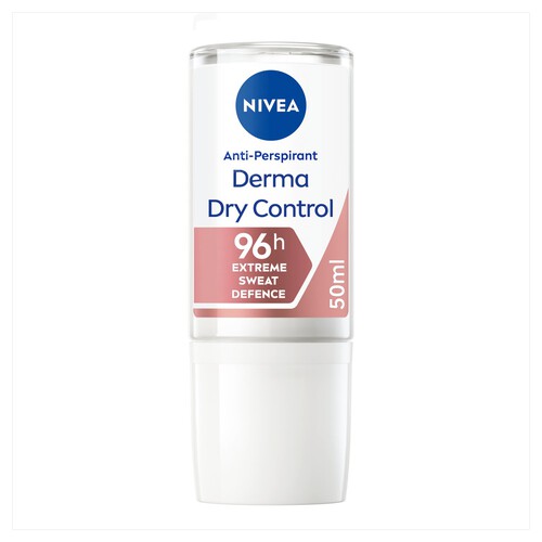 NIVEA Derma Dry Control Max Antiperspirant Deodorant Roll-On