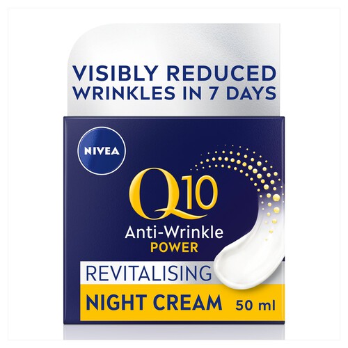 NIVEA Q10 Anti-Wrinkle Night Cream All Skin Types 