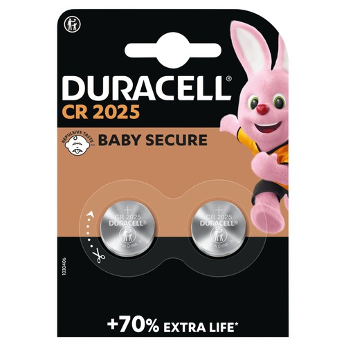 Duracell Lithium Coin 2025 Batteries 3V (CR2025 / DL2025)