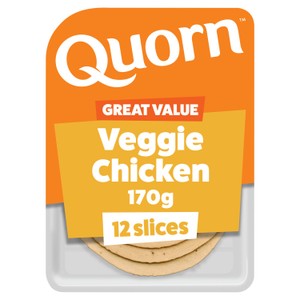 Quorn Chicken Vegetarian Deli Slices x12 170g