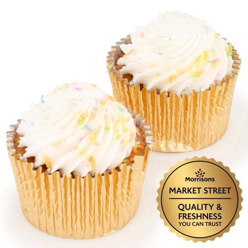 Market Street Birthday Cake Cupcakes