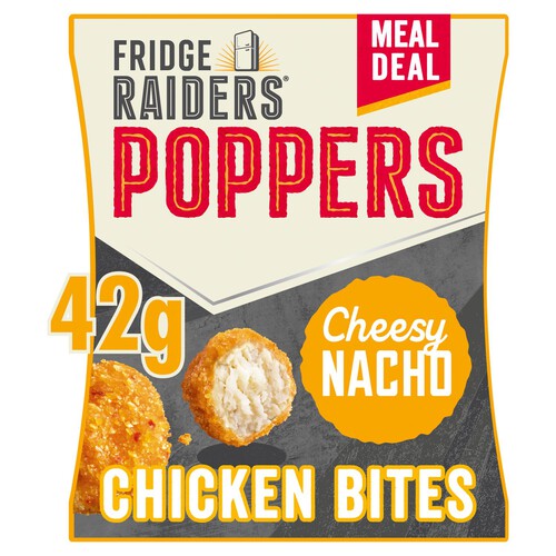 Fridge Raiders Poppers Cheesy Nacho Chicken Snack Bites