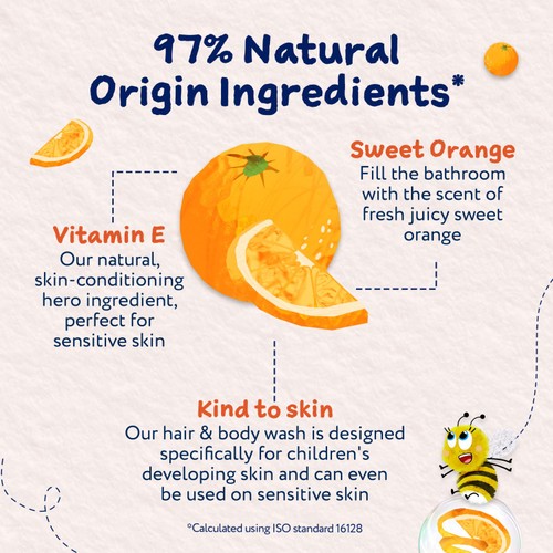 Childs Farm Sweet Orange Hair & Body Wash 250ml