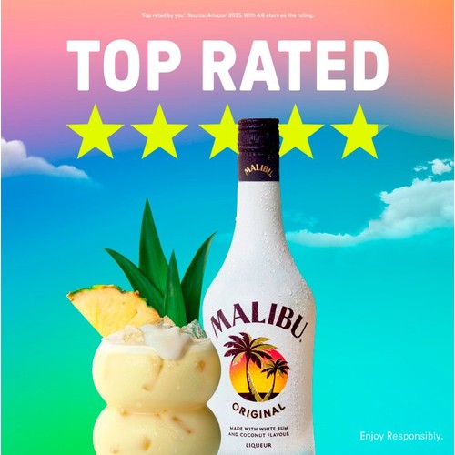 Malibu Original White Rum with Coconut Flavour