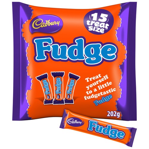 Cadbury Fudge Chocolate Treatsize Bag 202g