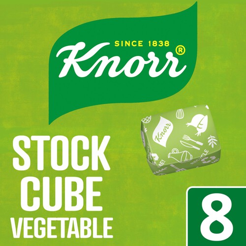 Knorr Stock Cubes 8 x 10g  Vegetable 