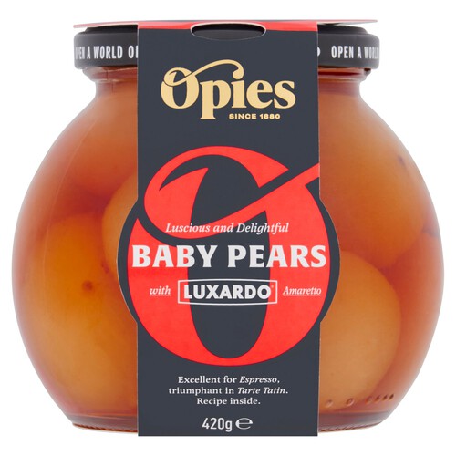 Opies Baby Pears With Luxardo Amaretto (420g)