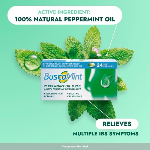 Buscomint Abdominal Pain & IBS
