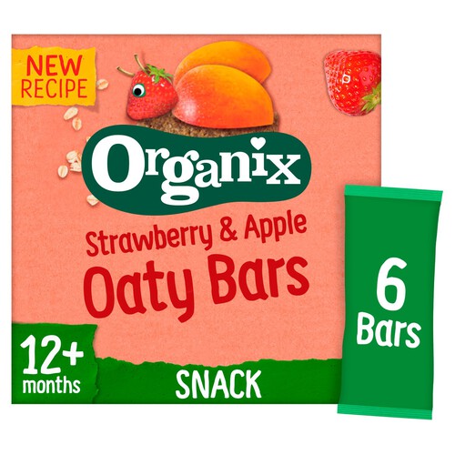 Organix Strawberry & Apple Soft Oaty Bars