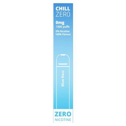 Chill Zero Blue Razz 1500 Puff 0mg