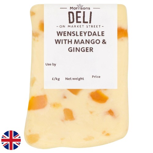 Morrisons British Deli Wensleydale With Mango & Ginger