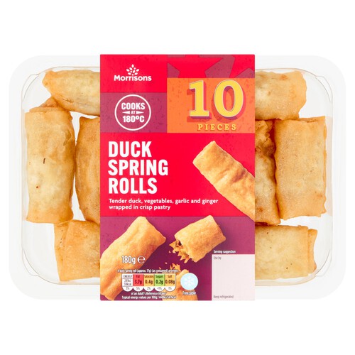 Morrisons Made To Share Duck Spring Rolls