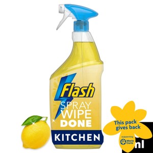 Flash Cleaning Spray Wipe Done All Purpose Lemon