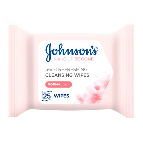 Johnson's Face Care Refreshing Face Wipes