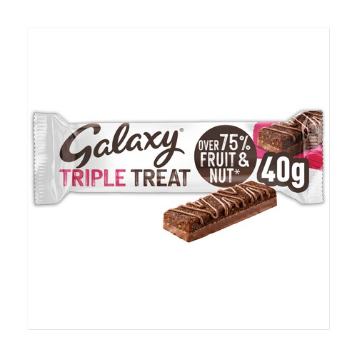 Galaxy Triple Treat Fruit, Nut & Chocolate Snack Bar