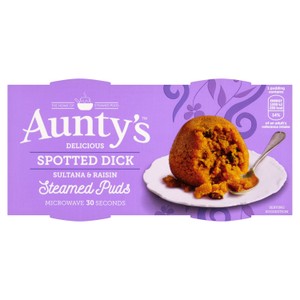 Auntys caramelised biscuit  Steamed Puds 2x95g
