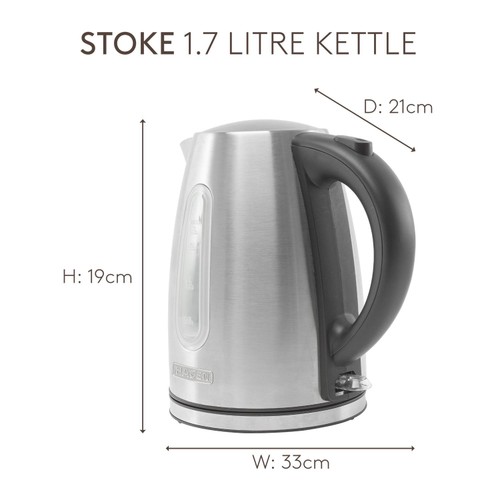 Haden Stoke 1.7l Stainless Steel Kettle