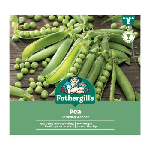 Mr Fothergills Pea Kelvedon Wonder Seeds