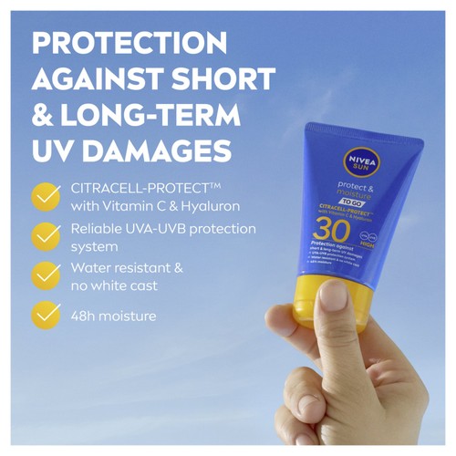 Nivea Adults Protect & Moisture To Go SPF 30 Travel Size 50ML