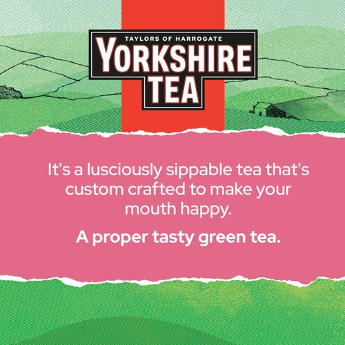 Yorkshire Tea Green Tea With Strawberry 20 Pack