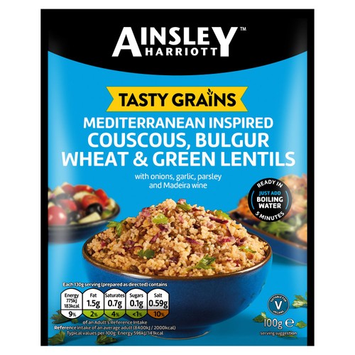 Ainsley Harriott Mediterranean Couscous Bulgur Wheat Green Lentils
